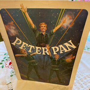 Two Peter Pan Broadway Play Memorabilia Books from the 1980's
